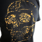 Load image into Gallery viewer, MVL Gold Kollektion &quot;Flower Skull“ T-Shirt