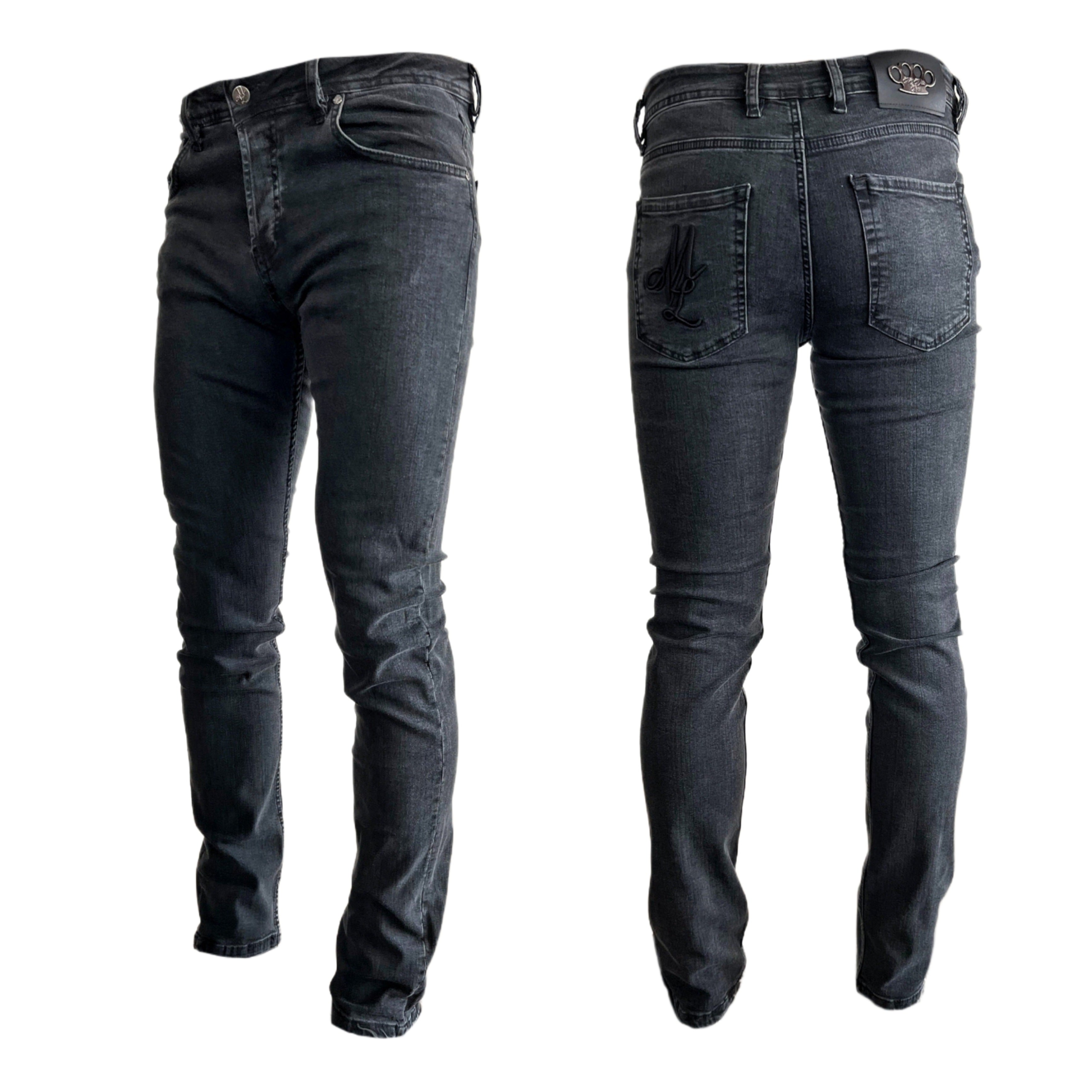 MVL Superstretch-Jeans schwarz