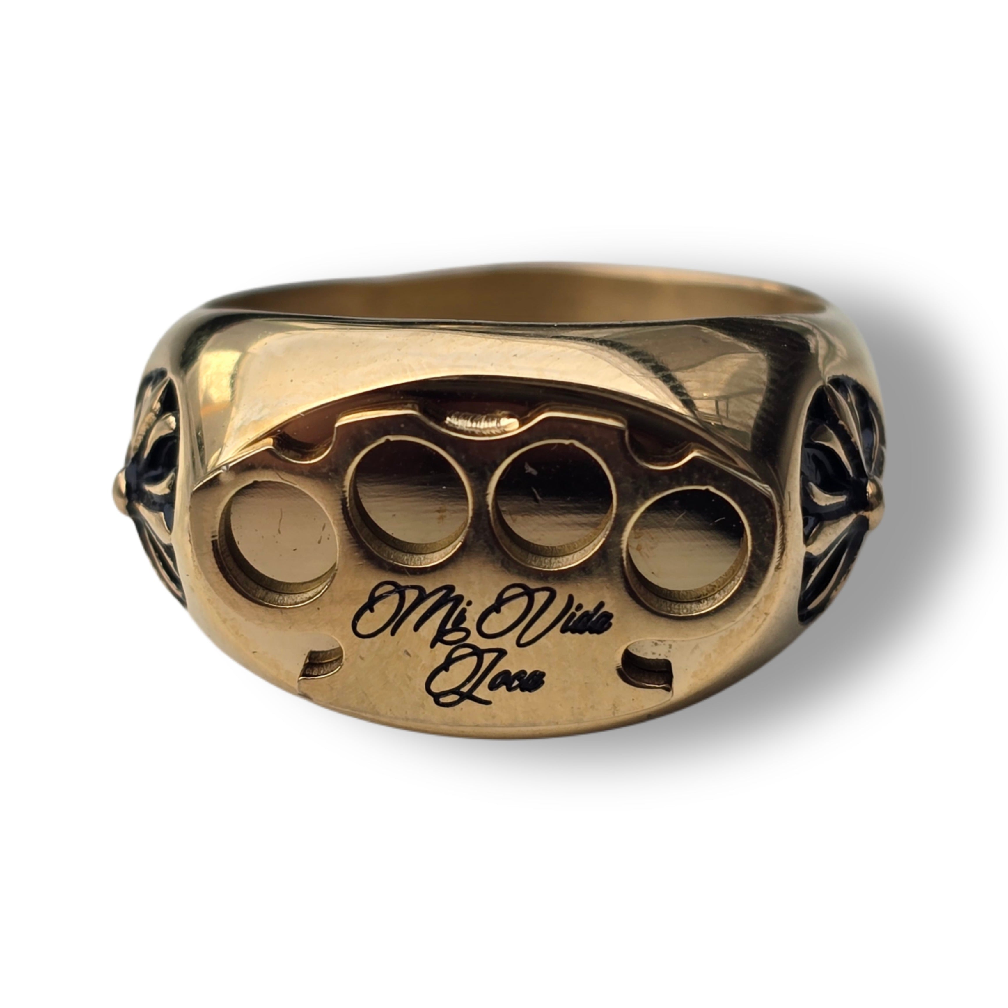 Anello MVL Logo oro/oro