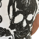 Cargar imagen en el visor de la galería, Polo MVL Hexagon skull - blanco