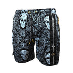Load image into Gallery viewer, MVL &quot;Skull Madness&#39; Swimming shorts - black