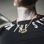 Afbeelding laden in Galerijviewer, MVL Logo chain &quot;Gold / Gold&quot;