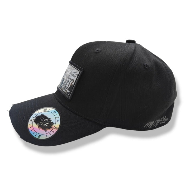 Gorra curva de ropa urbana original MVL - negra